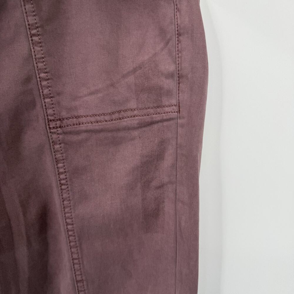 American Eagle Women’s 18 High Rise Jegging Next Level Stretch Mauve Tie Waist - Picture 9 of 9